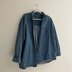 Old navy oversized jean jacket